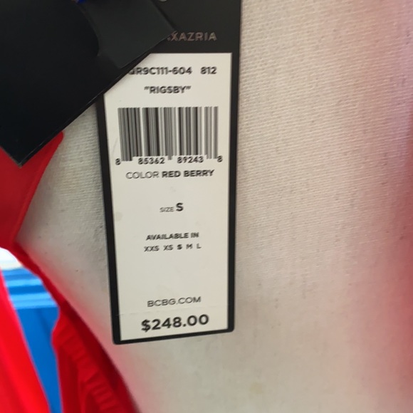 BCBGMAXAZRIA Rigsby Contrast-Sleeve Jumpsuit NWT - Picture 8 of 10